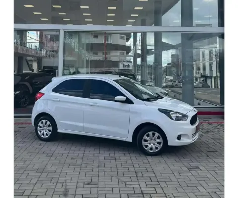 Ford KA 1.0 SE/SE Plus TiVCT Flex 5p  - Branca - 2017/2018