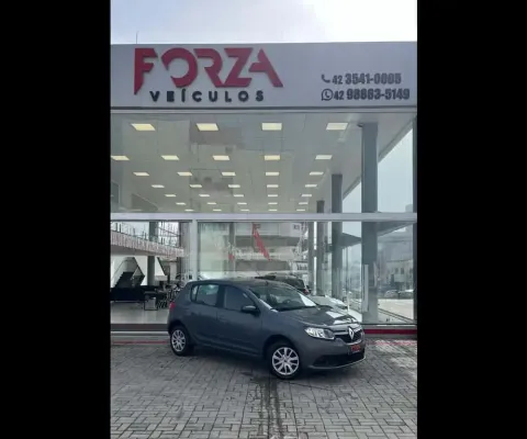 Renault Sandero Expression Hi-Power 1.0 16V 5p  - Cinza - 2016/2016