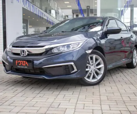 Honda Civic Sedan LX 2.0 Flex 16V Aut. 4p  - Azul - 2021/2021