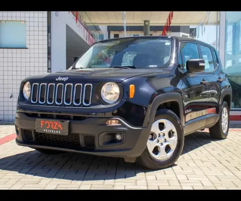 Jeep Renegade Sport 1.8 4x2 Flex 16V Aut.  - Preta - 2016/2016