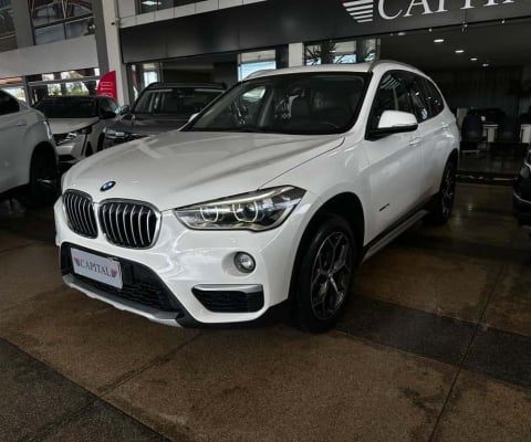 BMW X1 2.0 16V TURBO ACTIVEFLEX SDRIVE20I 4P AUTOMÁTICO - Branca - 2016/2017