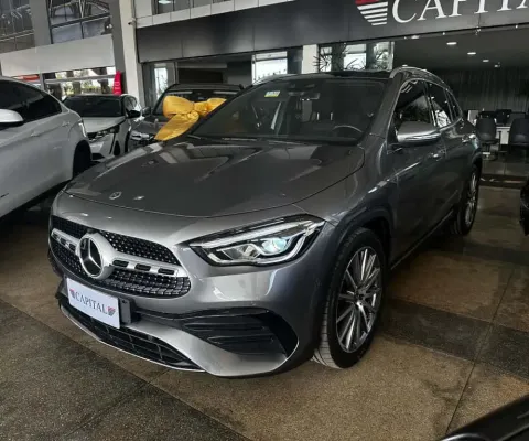 Mercedes-Benz Gla 200 200 1.3 GCI GASOLINA AMG LINE 7G-DCT - Cinza - 2021/2021