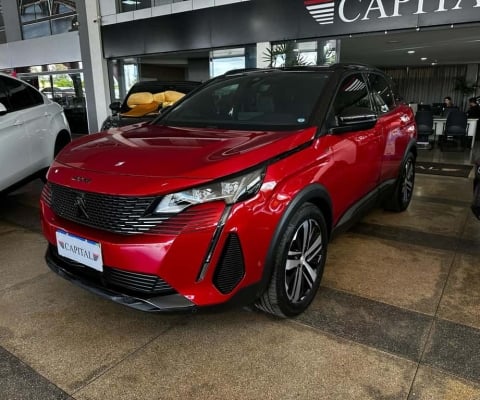 Peugeot 3008 1.6 16V THP GASOLINA GT PACK AUTOMÁTICO - Vermelha - 2022/2023