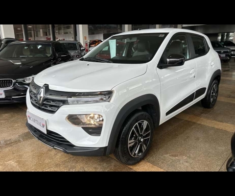 Renault Kwid INTENSE 1.0 FLEX MANUAL - Branca - 2022/2023