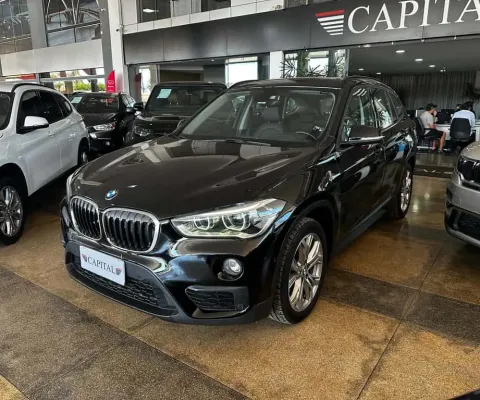 BMW X1 2.0 16V TURBO ACTIVEFLEX SDRIVE20I 4P AUTOMÁTICO - Preta - 2018/2019
