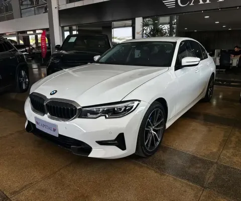 BMW 320i 2.0 16V TURBO GASOLINA SPORT AUTOMÁTICO - Branca - 2020/2020