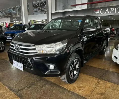 Toyota Hilux 2.7 SR 4X2 CD 16V FLEX 4P AUTOMÁTICO - Preta - 2017/2017