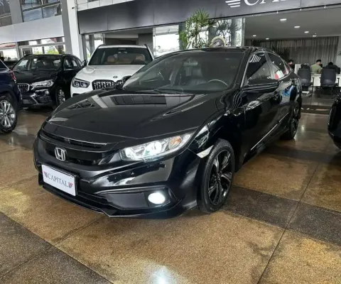 Honda Civic 2.0 16V FLEXONE SPORT 4P CVT - Preta - 2021/2021