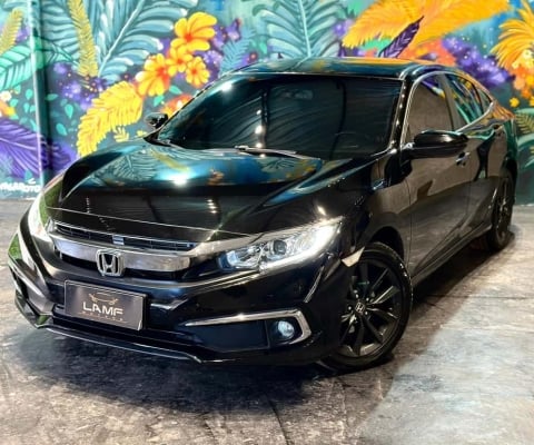Honda Civic EX CVT - Preta - 2020/2020