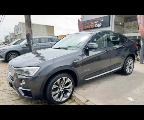 BMW X4 XDRIVE 28i X-Line 2.0 Turbo 245cv Aut - Cinza - 2015/2016