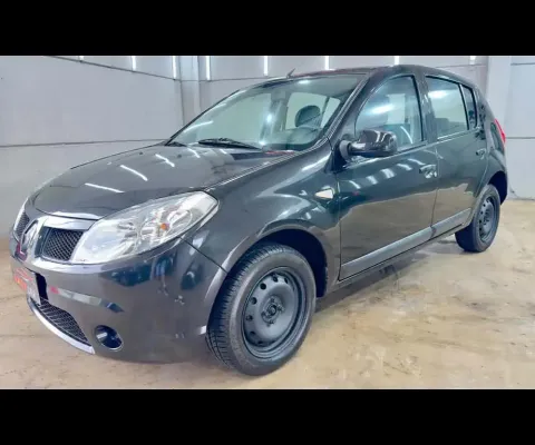 Renault Sandero Expression Hi-Flex 1.6 8V 5p  - Preta - 2010/2011