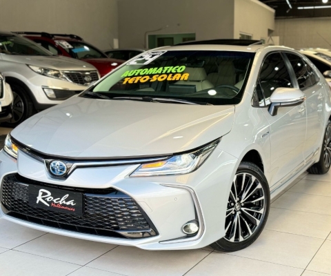 Corolla Altis Premium Híbrido 1.8 automático com garantia de fábrica 