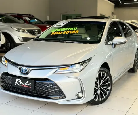 Toyota Corolla Altis Premium 1.8 híbrido CVT com todas revisões feitas e garantia de fábrica 