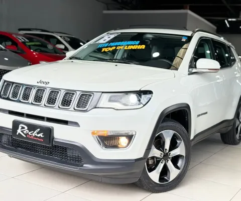 Jeep Compass Longitude Automático Flex 2018  com teto panorâmico IPVA 2026 total pago