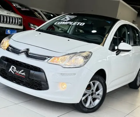 Citroën C3 Tendance 1.5 Manual 2015 Completo com laudo cautelar 100% aprovado e Ipva 2026 total pago
