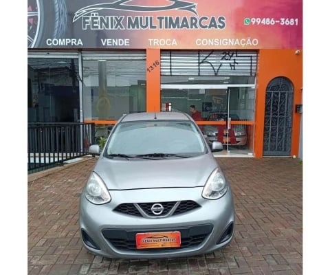 Nissan March S 1.0 12V Flex 5p  - Cinza - 2018/2019
