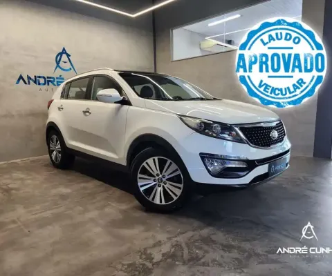 Kia Sportage EX 2.0 16V Flex Aut.  - Branca - 2014/2015