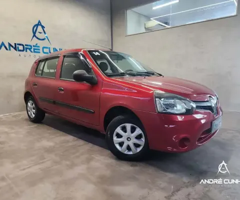 Renault Clio Expression 1.0 Hi-Power 16V 5p  - Vermelha - 2013/2014