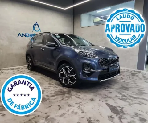 Kia Sportage EX 2.0 16V Flex Aut.  - Azul - 2021/2022