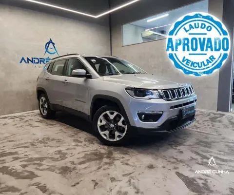 Jeep Compass LONGITUDE 2.0 4x2 Flex 16V Aut.  - Prata - 2019/2019