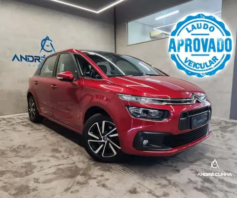 Citroën C4 Picasso Intensive 1.6 Turbo 16V Aut.  - Vermelha - 2017/2018