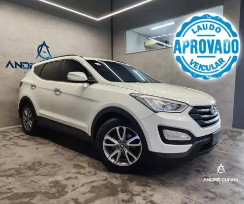 Hyundai Santa Fe/GLS 3.3 V6 4X4 Tiptronic  - Branca - 2014/2015