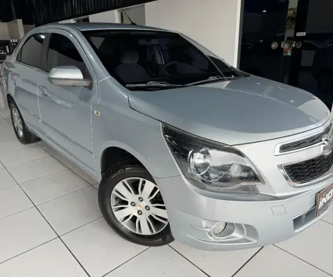 Chevrolet Cobalt 1.8 LTZ Automático 2013 Prata Completo!!!