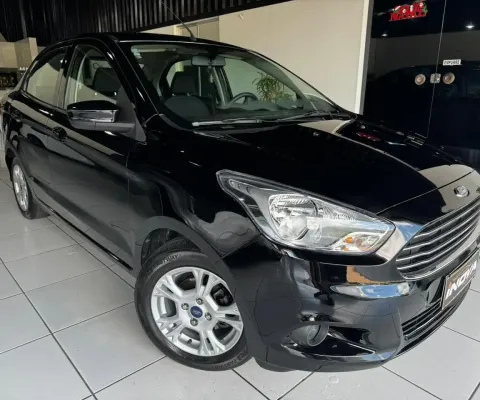 Ford Ka Sedan 1.5 SEL 2017 Preto Completo em Ótimo Estado!!!