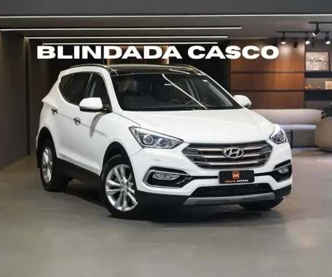 Hyundai Santa Fe 3.3 V6 2018 Blindada Casco / 70.500km