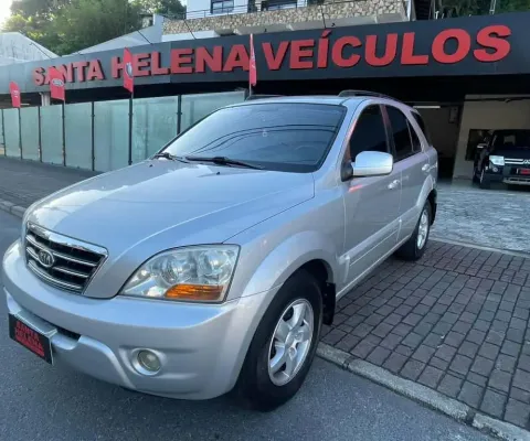 Kia Sorento EX 2.5 16V 4x4 Mec. Diesel  - Prata - 2007/2008