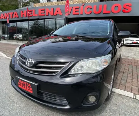 Toyota Corolla GLI FLEX - Preta - 2012/2013