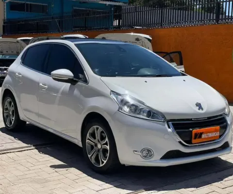 Peugeot 208 griffe 1.6 2015 - Branca - 2015/2015