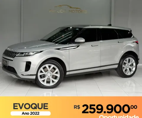 LAND ROVER EVOQUE 2.0| 2022 - VEÍCULO MARAVILHOSO - EXCELENTE OPORTUNIDADE