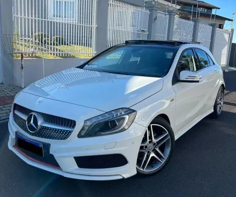 MERCEDES CLASSE A 250 SPORT TURBO BRANCA COM TETO SOLAR, 2015 - LAGES, SC