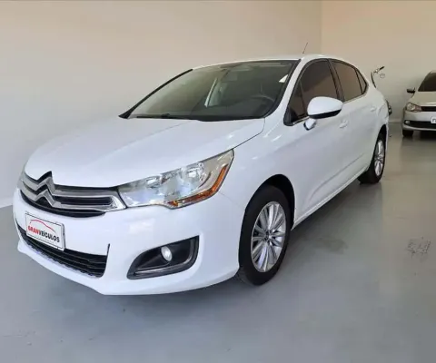 CITROËN C4 LOUNGE 2.0 MPFI ORIGINE 16V FLEX 4P AUTOMÁTICO