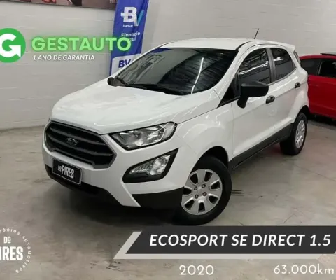 Ford EcoSport SE 1.5 12V Flex 5p Aut.  - Branca - 2019/2020