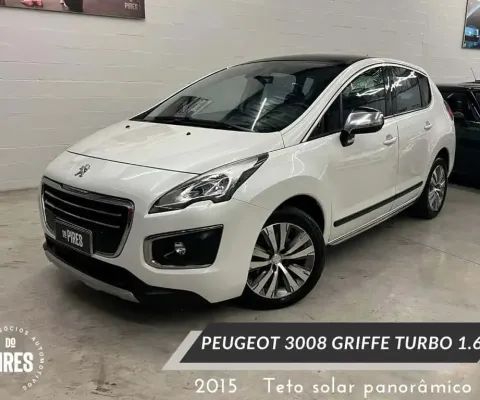 Peugeot 3008 Griffe 1.6 Turbo 16V 5p Aut.  - Branca - 2014/2015