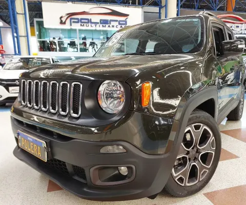 Jeep RENEGADE LONGITUDE 1.8 FLEX AUT. ÷ KIT LUXURY RODAS 18 + COURO