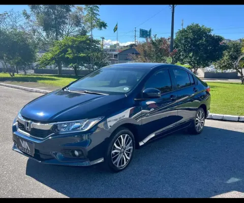 Honda City Sedan LX 1.5 Flex 16V 4p Aut.  - Azul - 2020/2021