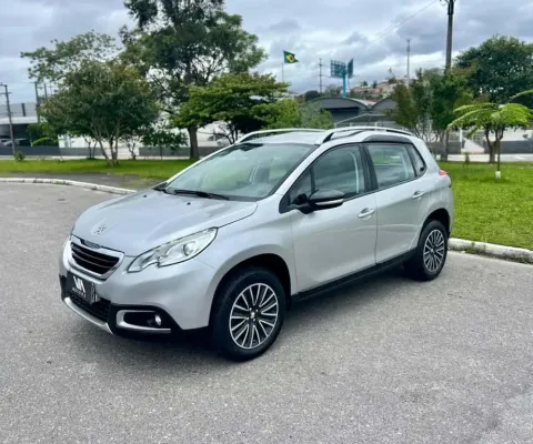 Peugeot 2008 Allure 1.6 Flex 16V 5p Aut.  - Prata - 2017/2018