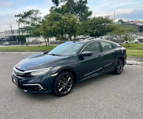 Honda Civic TOURING 1.5 TURBO - Azul - 2019/2020
