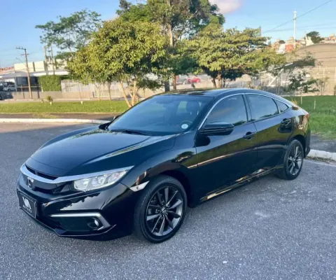 Honda Civic SEDAN EXL 2.0 FLEX - Preta - 2019/2020