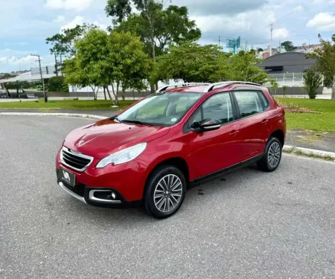 Peugeot 2008 Allure 1.6 Flex 16V 5p Aut.  - Vermelha - 2017/2018