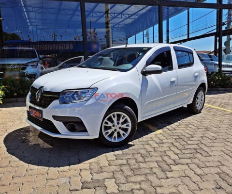 Renault Sandero Zen Flex 1.6 16V 5p Mec.  - Branca - 2019/2020