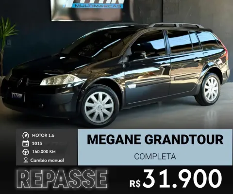 MEGANE GRAND TOUR 1.6 MANUAL | REPASSE ABAIXO DA FIPE ! Excelente estado 