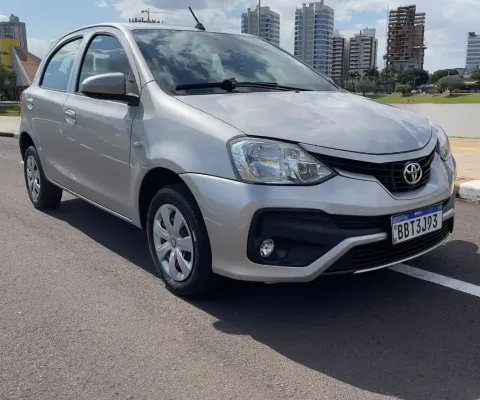 TOYOTA ETIOS X 1.3 16V FLEX MANUAL Ano: 2018 Km: 133 MIL/KM