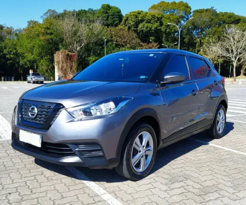 Nissan Kicks Active S 1.6 Automático 2021 Cinza - Único Dono, Revisado e Perícia Aprovada - Facilita