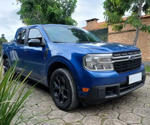  Ford Maverick Lariat FX4 2.0 Ecoboost 2024 Azul - Único Dono, Revisada na Ford e na Garantia de Fáb