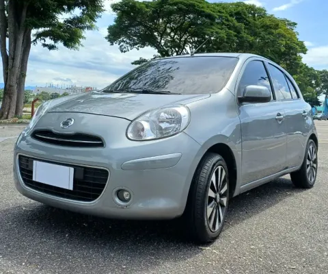  Nissan March S 1.6 Manual 2014 Cinza - Revisado, Abaixo da FIPE e Perícia Aprovada - Facilita Autos