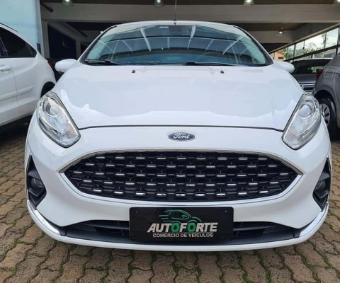 Ford Fiesta 1.6 TITANIUM AUTOMATICO - Branca - 2018/2018